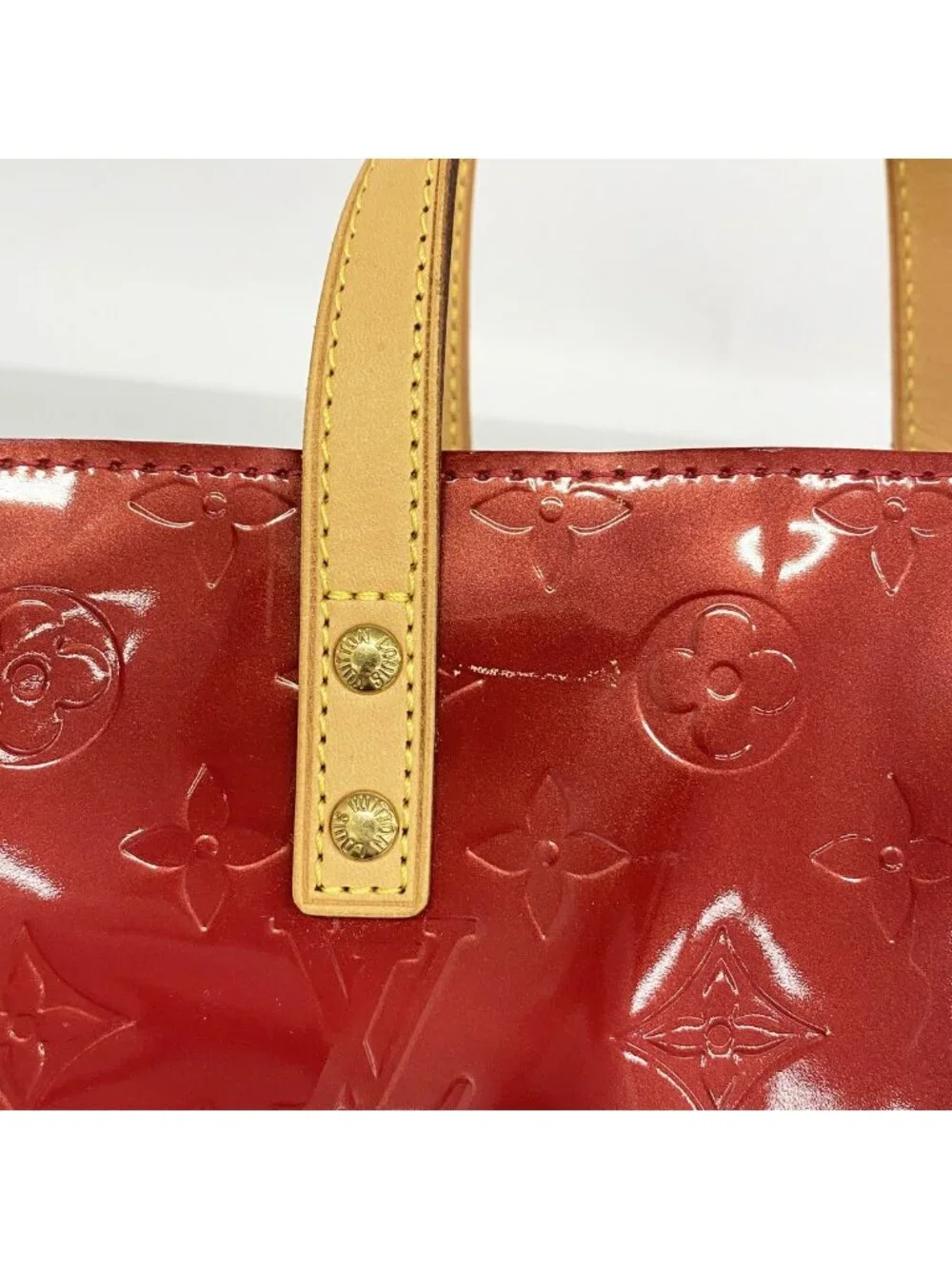 Louis Vuitton Vernis Reed PM Pomme D'amour Handbag